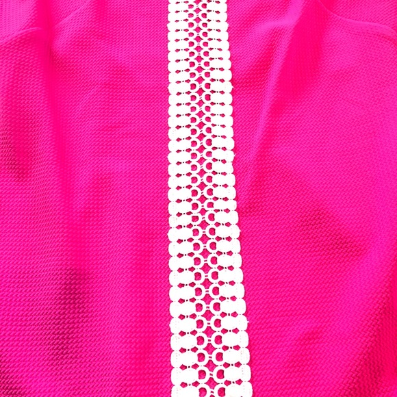 NWT Vince Camuto hot pink dress size 8 zips up bac - Picture 3 of 12